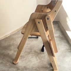 KATOJI カトージ　木製ハイチェア　ラルタン　テーブル　折り畳みの画像