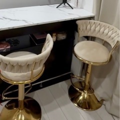 北欧風　バーチェアの画像