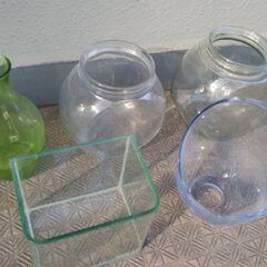 【インテリア】　ガラス器　水槽　花瓶の画像