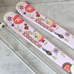 お引取り限定 ロシニョール カービングスキー4点セット 板140cm ブーツ24.5cmの画像