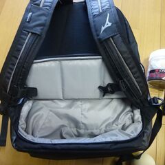 ラケット ADX50GHG + ミズノバックパックTOUR01b 63JD2008 + テニストレーナー　全未使用の画像