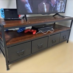 テレビ台 モダン ヴィンテージ ブルックリン リビング テレビボードの画像