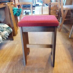 レトロ ミシン椅子 スツール 木製 イス いす インテリアに　/UJ-1383 2Fの画像