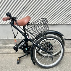 自転車 折りたたみ ARCHNESS 20インチ 持ち運び 輪行 サイクリング シティサイクル 折り畳み 町乗り コンパクト 鍵付き 黒の画像