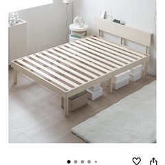 ダブルサイズ ベッドフレーム、マットレスセット
の画像