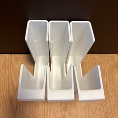 【受渡者決定】 0円★パウチケース、未使用スポンジ、ゴミ箱3ℓの画像