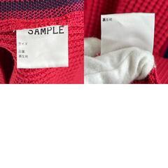 美品 PEARLY GATES パーリーゲイツ ブランドロゴ 秋冬 AW 長袖ニット レッド レディース 1(M) ゴルフウェア セーター【古着】【中古】の画像