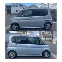 売約済み⭐️車検約２年付⭐️コミコミ⭐️即納⭐️80000km⭐️とりあえずの足に🚗タントカスタムRSターボ車の画像