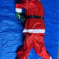 クライミングサンタクロース　屋外装飾の画像