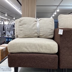 【トレファクピエリ守山店】【取りに来られる方限定】2人掛けソファ　ファブリックの画像