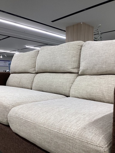 【トレファクピエリ守山店】【取りに来られる方限定】2人掛けソファ　ファブリック