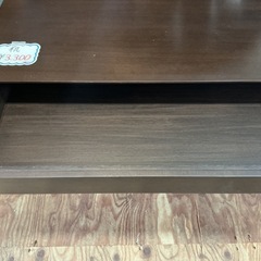 ローテーブル🌿木製🪵リビングテーブルセンターテーブル引き出し付き❣️家具収納机つくえ幅90.1cm奥行き45.1cm高さ40.3cmダークブラウンの画像