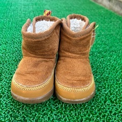 イフミー ムートンブーツ ボア ベビーブーツ 赤13.5cm 茶色13cmの画像