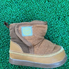 イフミー ムートンブーツ ボア ベビーブーツ 赤13.5cm 茶色13cmの画像