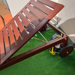 IKEA 実木ガーデンチェアの画像