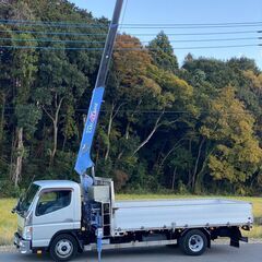 【K-0041】三菱ふそう　キャンター　FE83DGN　トラック　平成16年式　タダノ　ZR263　3段フックインクレーン　最大積載量3t　茨城県の画像