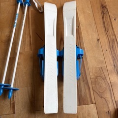 子供用　園児　約60cm スキーセット White Lapin の画像