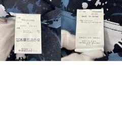 美品 PEARLY GATES パーリーゲイツ ペイントカモ柄ストレッチパンツ 抽象的 オールシーズン パンツ コットン/ポリウレタン ネイビー メンズ 4(M) ゴルフウェア【古着】【中古】の画像