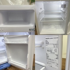 I656 🌈 YAMAZEN 冷蔵庫 (86L) ⭐ 動作確認済 ⭐ クリーニング済の画像