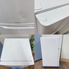 I656 🌈 YAMAZEN 冷蔵庫 (86L) ⭐ 動作確認済 ⭐ クリーニング済の画像