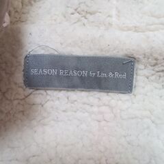 【90cm】しまむら♡シーズンリーズン♡フリル付きフードボアジャケットの画像