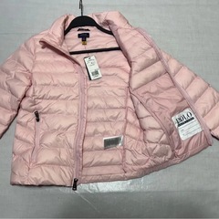 新品 ラルフローレン POLO ポロ ダウンジャケット ピンク12-14 L 身長150 胸囲70〜78 正規品 タグ付きの画像