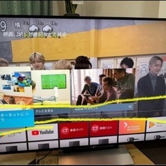 SONY液晶テレビ５５インチ　YouTube視聴可能 その他Amazon primeなど登録視聴もできます　訳あり※の画像