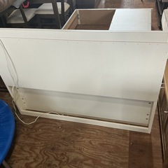 引き出し付き🌼ベッドフレーム🌿セミダブル❣️コンセント🔌収納付き家具白の画像