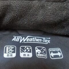 【バースデイ☆130cm】All Weather Tex 黒 ダウンベストの画像