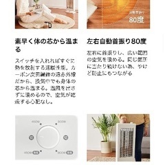 Amazonベーシックカーボンヒーターの画像