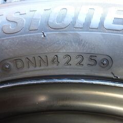 ブリヂストン VRX3 2025年製 新品 +ホイール 155 65 14 軽全般に適合の画像