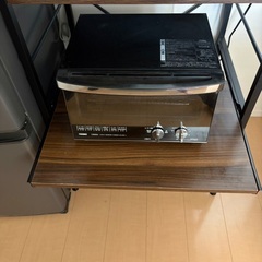 【ツインバード ミラーガラス オーブントースター　TS-D048B】の画像