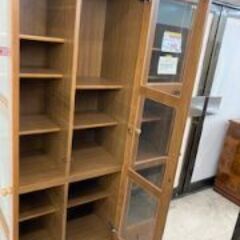 ID:161268　本棚３面　※蝶番１ヶ所なし　/　棚板１枚無しの画像