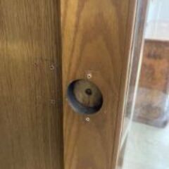 ID:161268　本棚３面　※蝶番１ヶ所なし　/　棚板１枚無しの画像