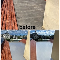 ローコストで防水外壁塗装🏠の画像