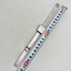 美品　Daniel Wellington ダニエルウェリントン   腕時計 稼働　シルバー　2針 スクエア  3ATM  K22HS  W01 。 の画像