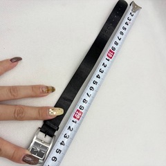 LANVIN ランバン　時計　黒　シルバー　美品の画像