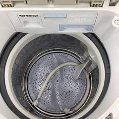 縦型洗濯乾燥機　SHARP ES-TX8B-N 2018年製　8.0kg 4.5kgの画像