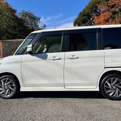 平成25年 スペーシア カスタム TS MK32S パール 走行21.3万キロ 車検対応可の画像