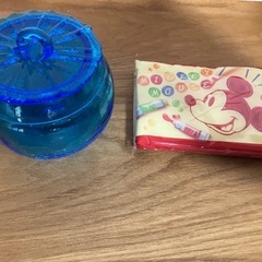 琉球ガラス・キャンディポット美品の画像