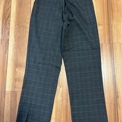 グレー チェック柄 スラックス【サイズ76】の画像