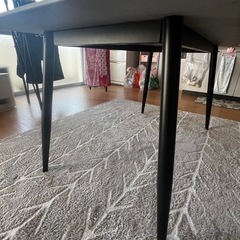 大理石調 ダイニングテーブル 椅子なし 美品の画像