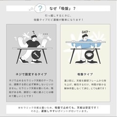 大理石調 ダイニングテーブル 椅子なし 美品の画像