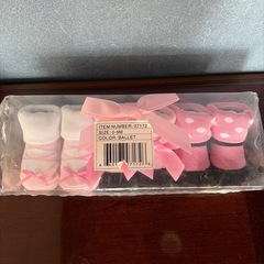 【新品未使用】ベビー用　靴下　女の子の画像