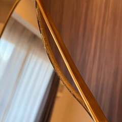 姿見　ウェーブミラー　スタンドミラー
　の画像