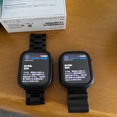 エアーポッズとアップルウォッチの画像