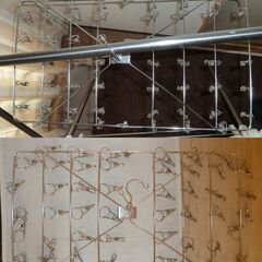 ステンレス 52ピンチ 小物干し アイリスプラザ 中古の画像