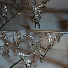 ステンレス 52ピンチ 小物干し アイリスプラザ 中古の画像