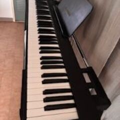 電子ピアノ◆Longeye・折りたたみ可収納バッグ付き・ペダル故障・スタンド付けます取説ありの画像
