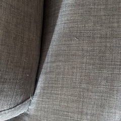 【値下げ】2人がけソファー・オットマン、クッション付の画像